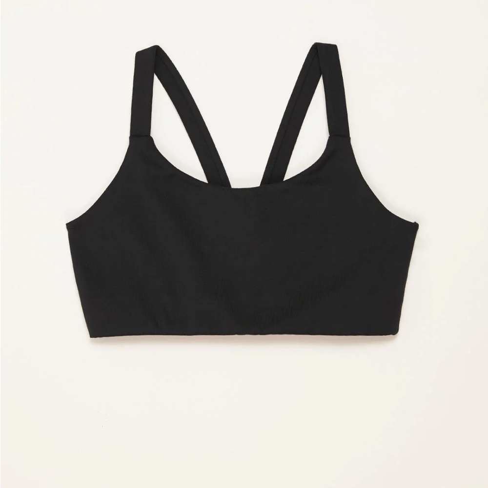 Black Lou V-Back Bra Girlfriend collective